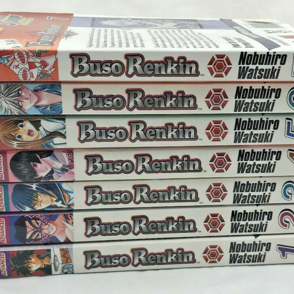 Buso Renkin Viz Shonen Jump Anime Manga Lot Vol 1-7 Nobuhiro Watsuki 2006